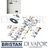 Bristan Java Recessed Shower Fixed Head Spare Parts